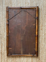 Load image into Gallery viewer, KEPT London Stock Dark bamboo rectangular mirror
