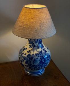 KEPT London Stock Delft ceramic table lamp