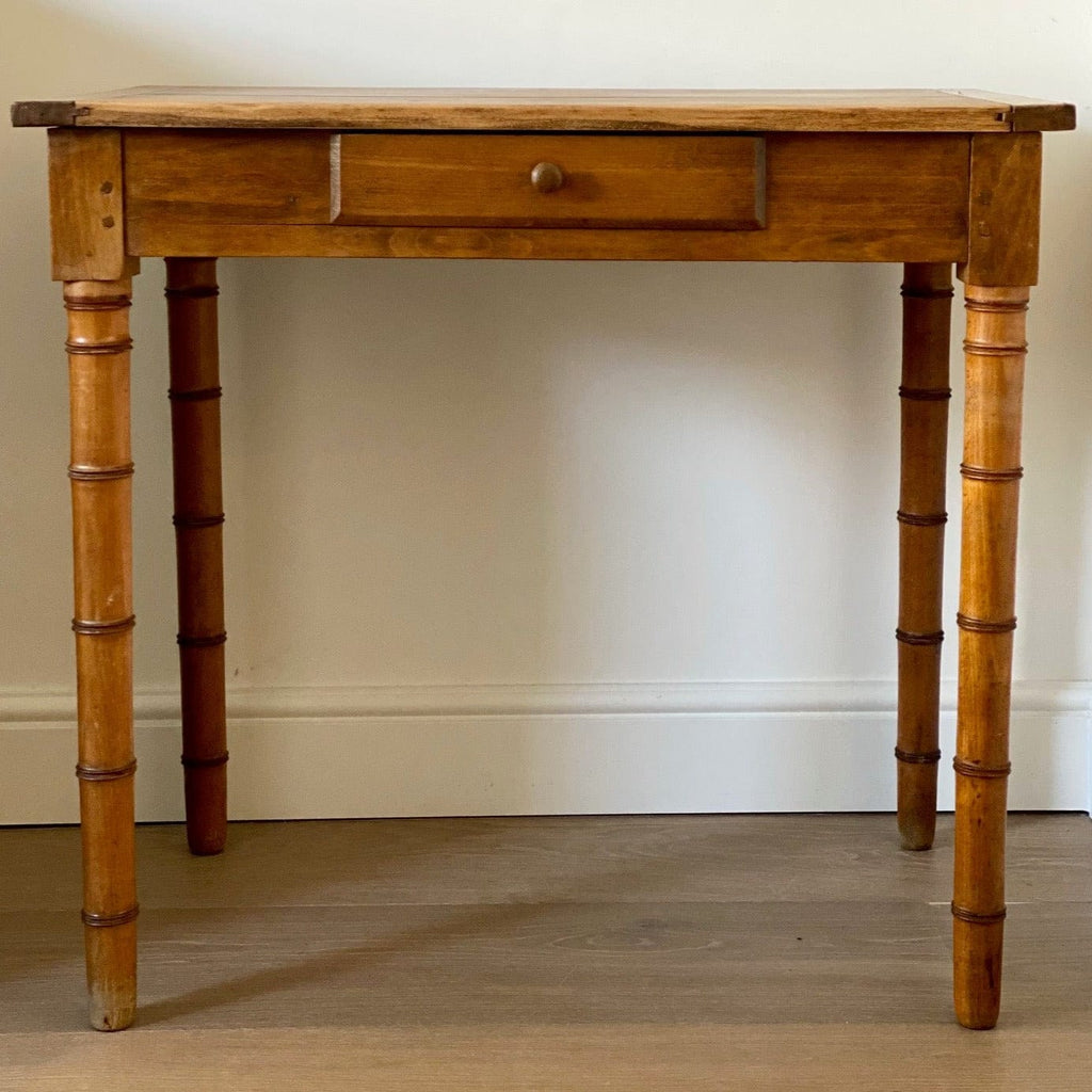 KEPT London Desk with faux bamboo legs