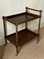 Load image into Gallery viewer, KEPT London Stock Drinks trolley with turned legs
