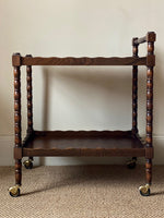 Load image into Gallery viewer, KEPT London Stock Drinks trolley with turned legs
