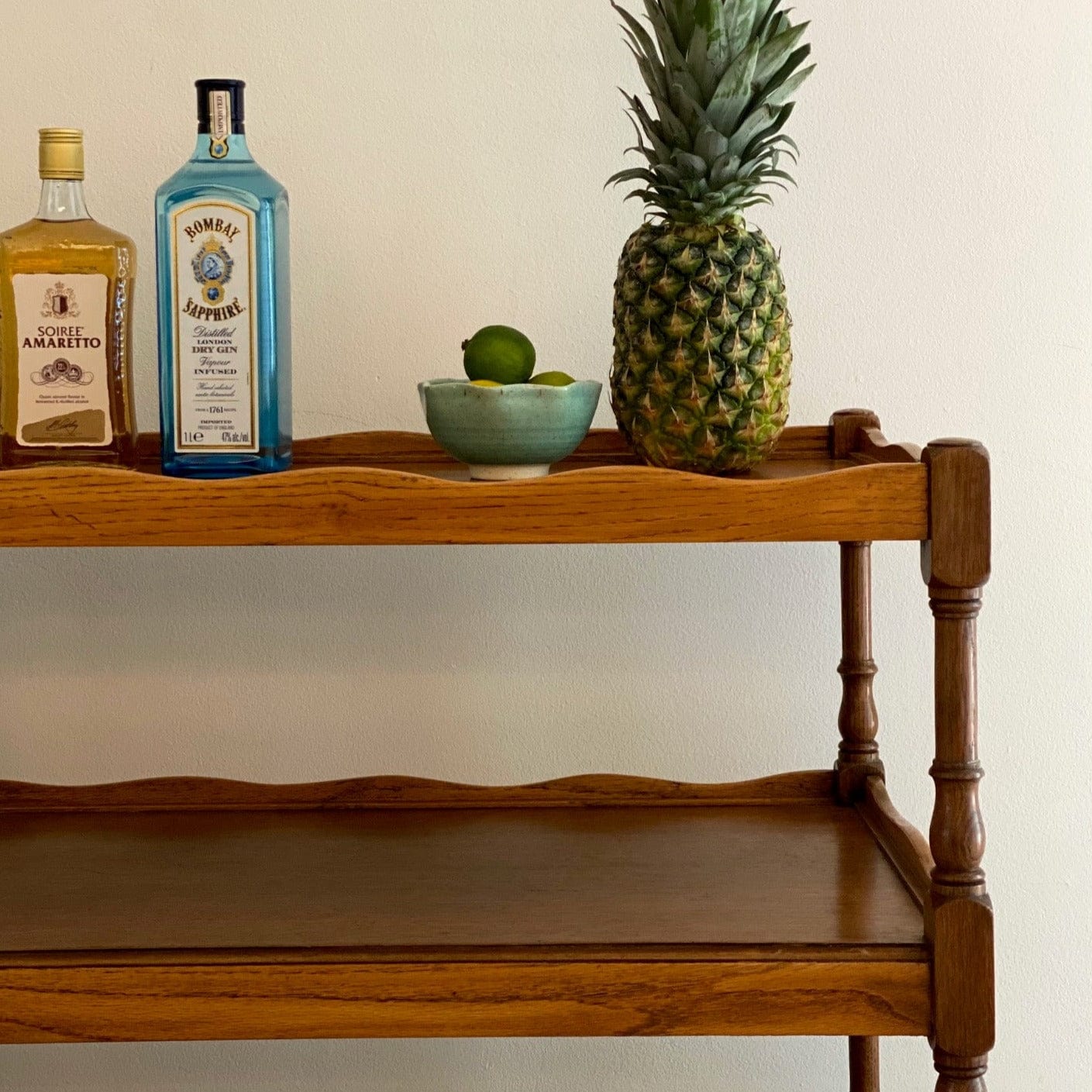 KEPT London Drinks trolley with wavy edge