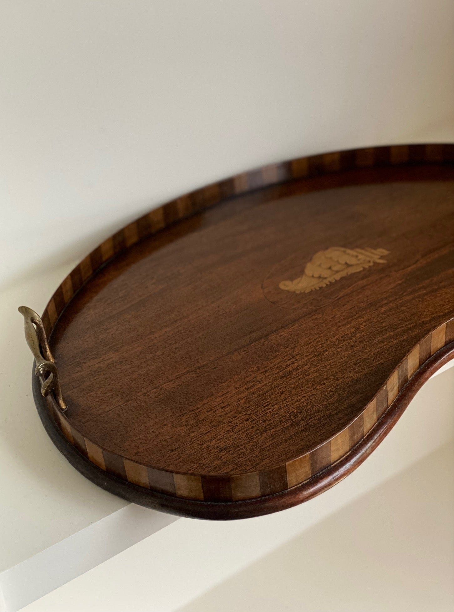 KEPT London Stock Edwardian inlaid tray