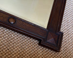 Load image into Gallery viewer, KEPT London Stock Edwardian oak embossed mantle mirror
