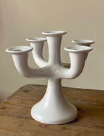 Load image into Gallery viewer, KEPT London Stock Five arm ceramic candelabra

