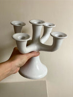 Load image into Gallery viewer, KEPT London Stock Five arm ceramic candelabra
