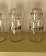 Load image into Gallery viewer, KEPT London Stock Four glass storage jars
