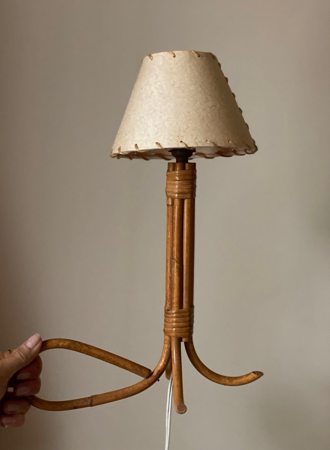 KEPT London Stock French bamboo table lamp