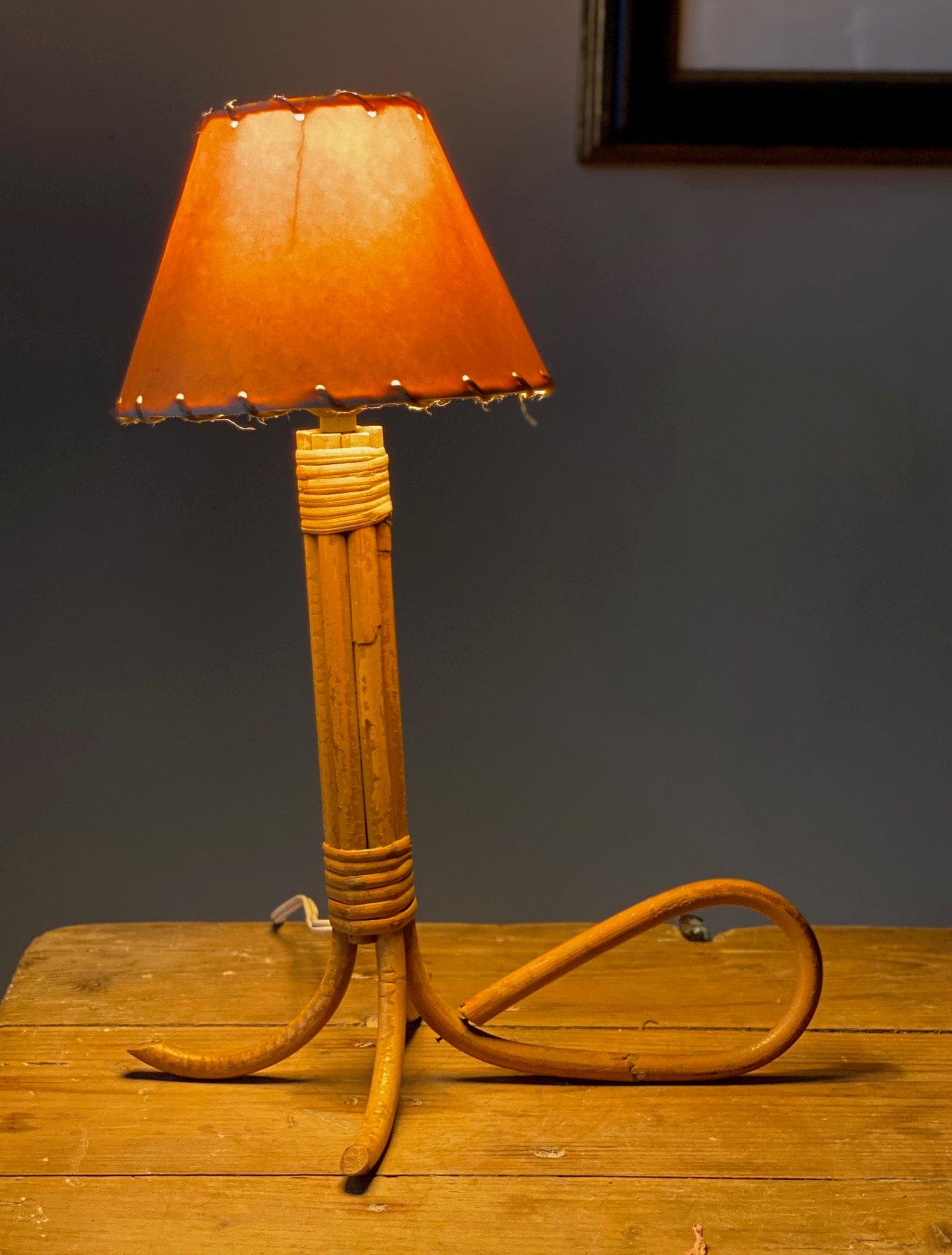 KEPT London Stock French bamboo table lamp