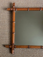 Load image into Gallery viewer, KEPT London Stock French faux bamboo hanging mirror
