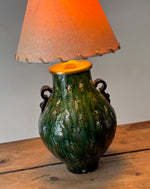 Load image into Gallery viewer, KEPT London Stock French green crackle glaze urn table lamp
