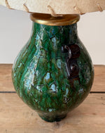 Load image into Gallery viewer, KEPT London Stock French green crackle glaze urn table lamp
