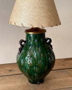 Load image into Gallery viewer, KEPT London Stock French green crackle glaze urn table lamp
