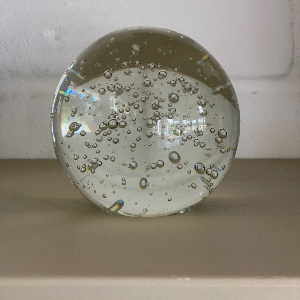 KEPT London Stock Glass bubble paper weight