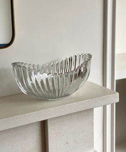 KEPT London Stock Glass ribbed mantle vase