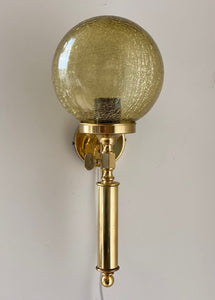 KEPT London Stock Glass sphere wall lights, Helmer Andersson