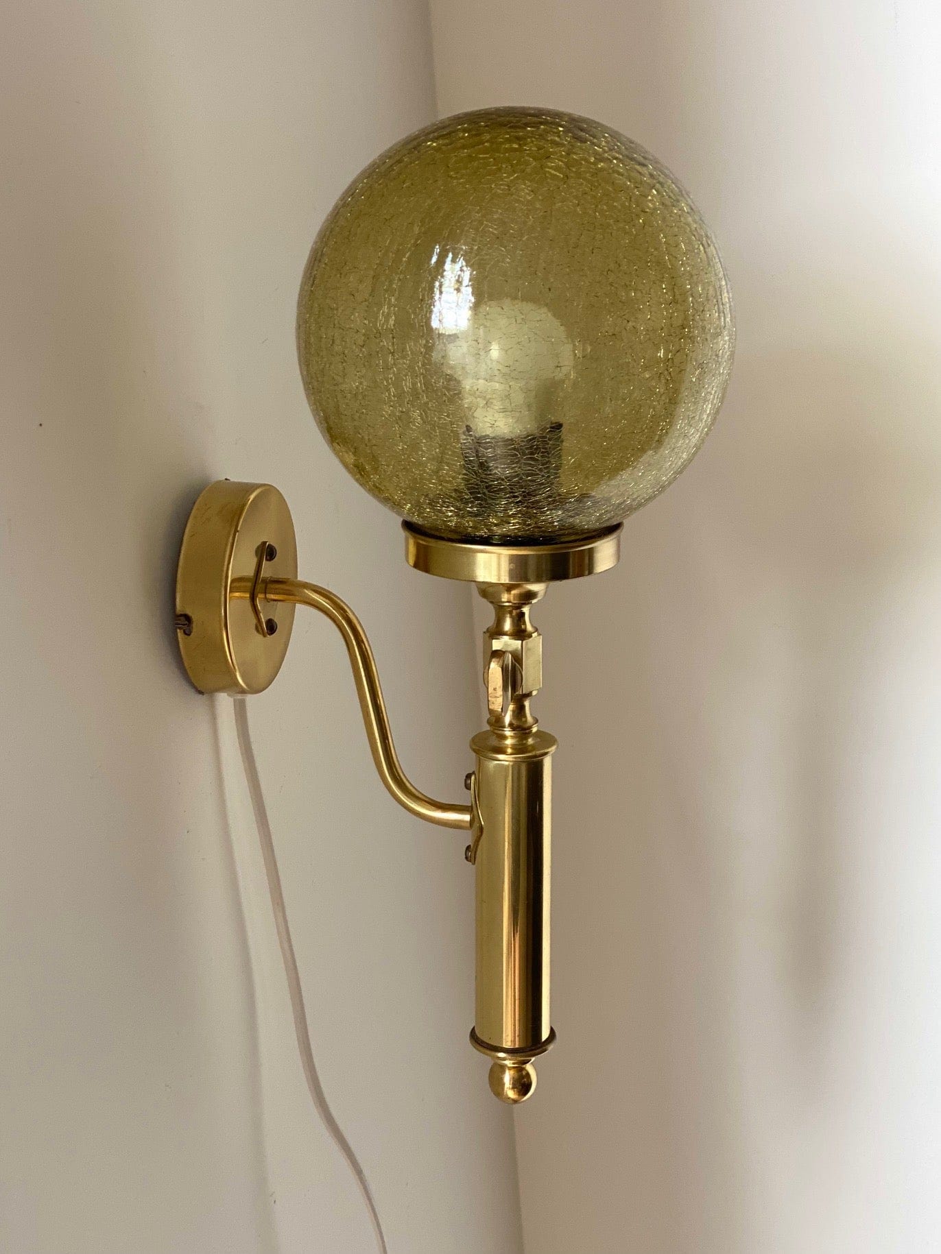 KEPT London Stock Glass sphere wall lights, Helmer Andersson
