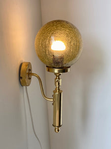 KEPT London Stock Glass sphere wall lights, Helmer Andersson