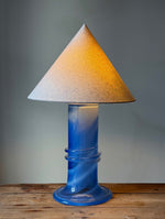 Load image into Gallery viewer, KEPT London Stock Glass table lamp, Hannelore Dreutler, signed Studio Åhus Sweden 1980
