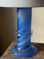 Load image into Gallery viewer, KEPT London Stock Glass table lamp, Hannelore Dreutler, signed Studio Åhus Sweden 1980
