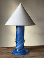 Load image into Gallery viewer, KEPT London Stock Glass table lamp, Hannelore Dreutler, signed Studio Åhus Sweden 1980
