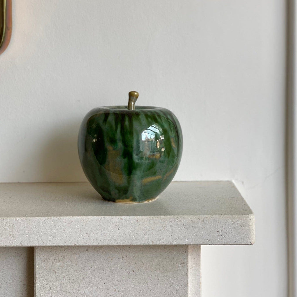 KEPT London Stock Glazed ceramic apple, Gunnar Andersson