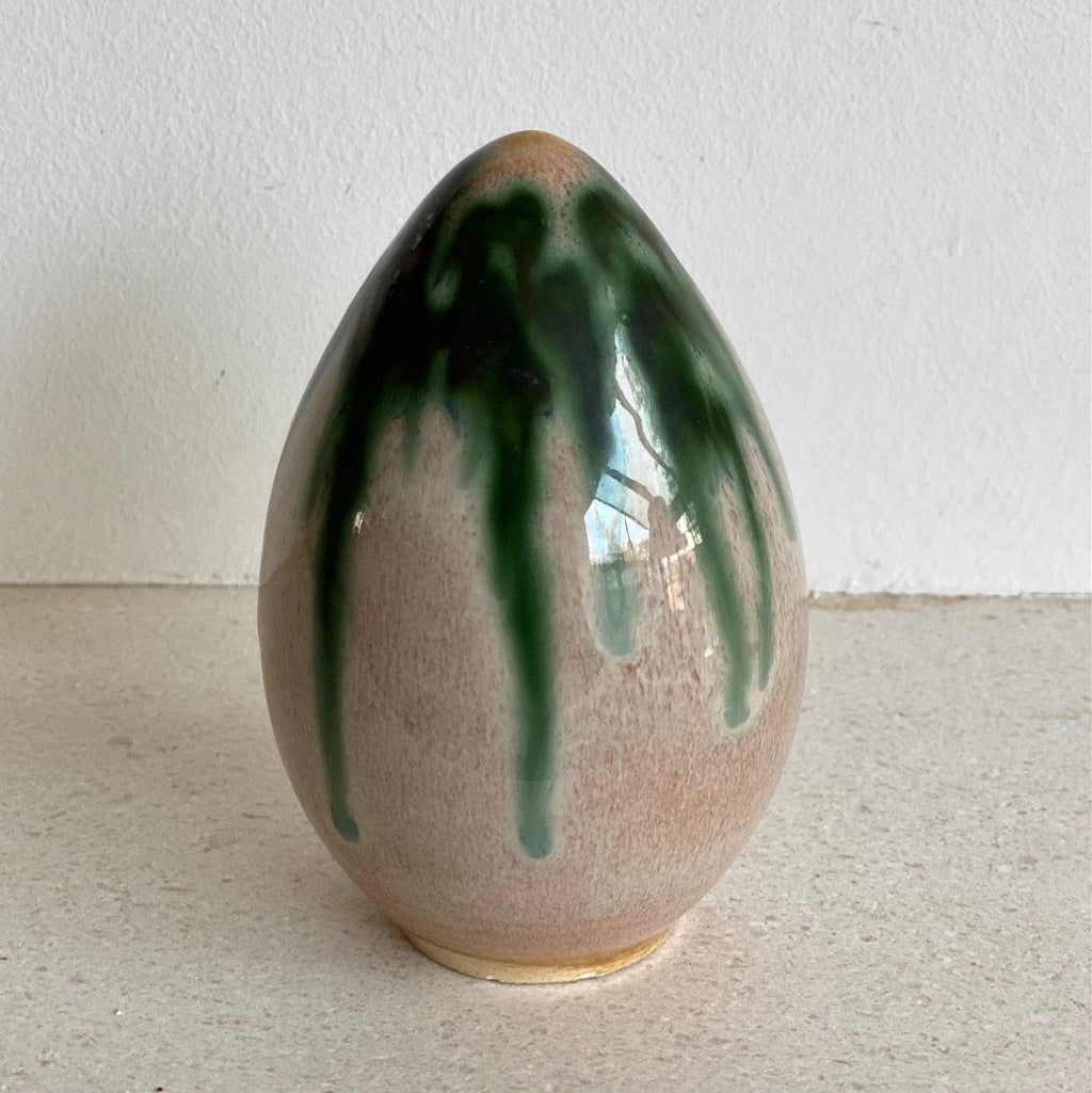 KEPT London Stock Glazed ceramic egg, Gunnar Andersson