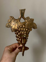 Load image into Gallery viewer, KEPT London Stock Grapes brass wall sconce
