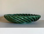Load image into Gallery viewer, KEPT London Stock Green woven ceramic plate
