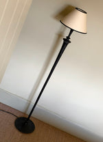 Load image into Gallery viewer, KEPT London Hammered black metal floor lamp
