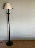 Load image into Gallery viewer, KEPT London Hammered black metal floor lamp
