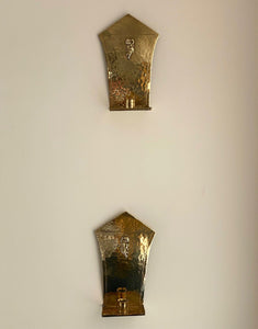 KEPT London Stock Hammered wall sconces