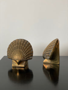 KEPT London Heavy brass shell bookends