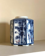 Load image into Gallery viewer, KEPT London Stock Hexagonal Chinese style blue and white pot

