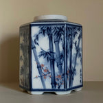Load image into Gallery viewer, KEPT London Stock Hexagonal Chinese style blue and white pot
