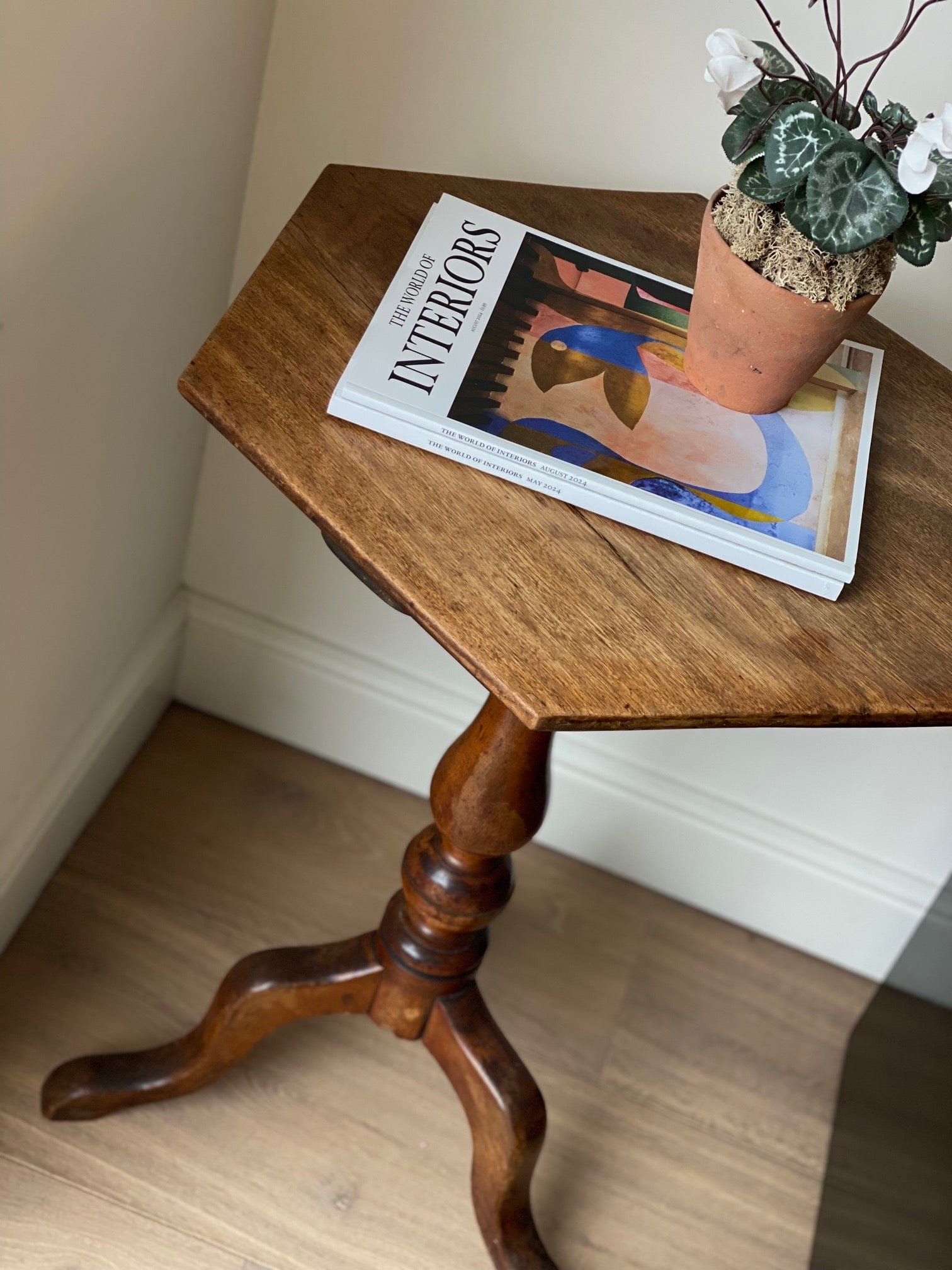 KEPT London Stock Hexagonal oak table