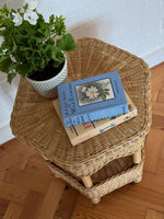 Load image into Gallery viewer, KEPT London Stock Hexagonal wicker side table
