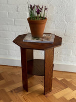 Load image into Gallery viewer, KEPT London Hexagonal wooden side table
