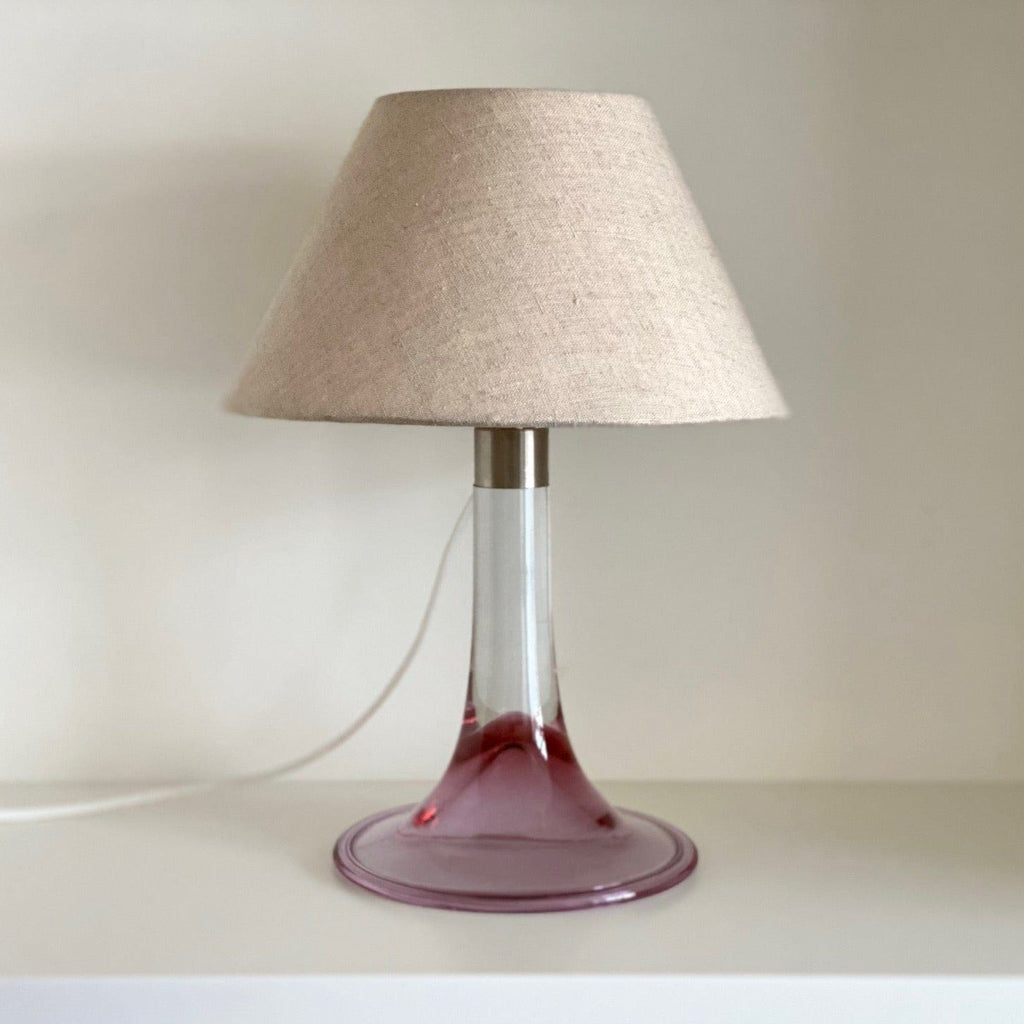 KEPT London Holmegaard glass table lamp