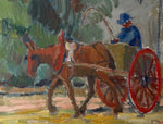Load image into Gallery viewer, KEPT London Stock Horse and cart, Karl Axel Gadd (1910-1997)

