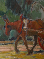 Load image into Gallery viewer, KEPT London Stock Horse and cart, Karl Axel Gadd (1910-1997)
