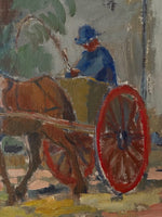 Load image into Gallery viewer, KEPT London Stock Horse and cart, Karl Axel Gadd (1910-1997)
