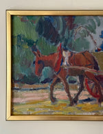 Load image into Gallery viewer, KEPT London Stock Horse and cart, Karl Axel Gadd (1910-1997)
