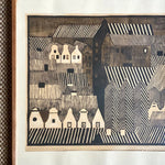 Load image into Gallery viewer, KEPT London Stock Houses, linocut, Poland
