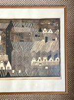Load image into Gallery viewer, KEPT London Stock Houses, linocut, Poland
