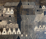 Load image into Gallery viewer, KEPT London Stock Houses, linocut, Poland
