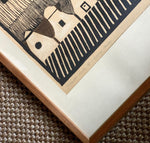 Load image into Gallery viewer, KEPT London Stock Houses, linocut, Poland
