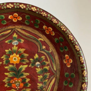KEPT London Indian hand painted shallow bowl