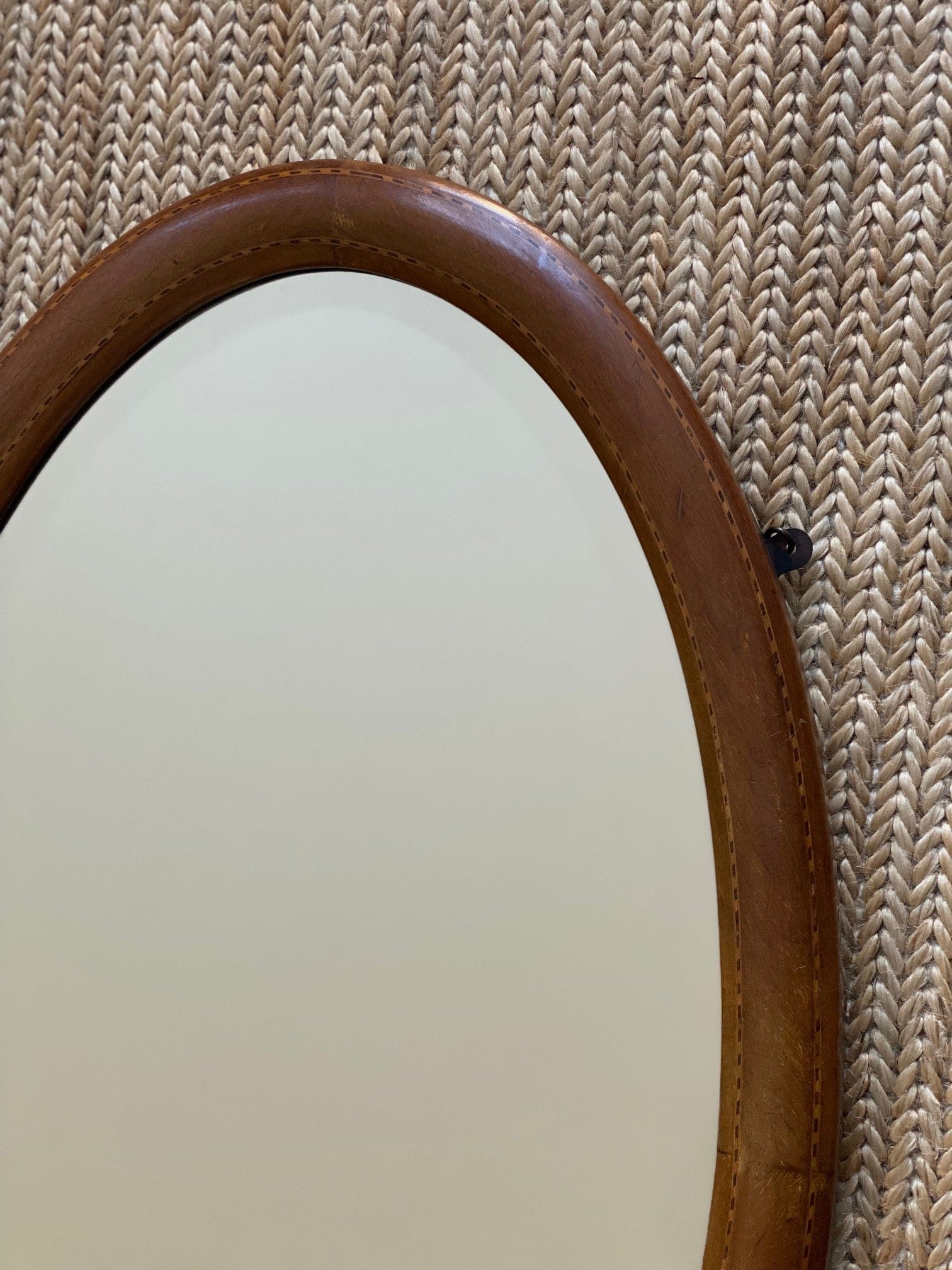 KEPT London Inlaid oval mirror