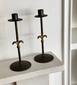 Load image into Gallery viewer, KEPT London Iron and brass candlesticks
